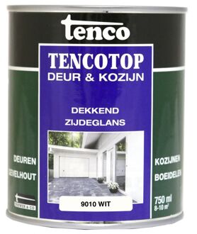 Tenco tencotop deur & kozijn dekkend zijdeglans wit - 750 ml