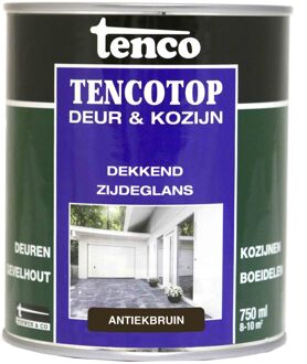 Tenco Tencotop Verfbeits Dekkend Zijdeglans Antiekbruin 0,75l