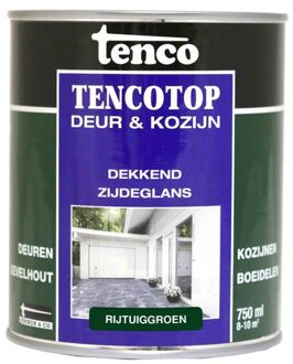 Tenco Tencotop Verfbeits Deur & Kozijn Dekkend Zijdeglans Rijtuiggroen 0,75l