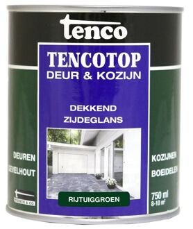 Tenco Tencotop Verfbeits Deur & Kozijn Dekkend Zijdeglans Rijtuiggroen 0,75l