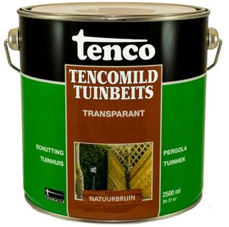 Tenco Transparant natuurbruin 2,5l mild verf/beits