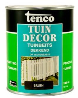 Tenco tuindecor beits dekkend bruin - 1 liter