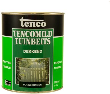 Tencomild Dekkende Tuinbeits - 1 liter - Donker Groen