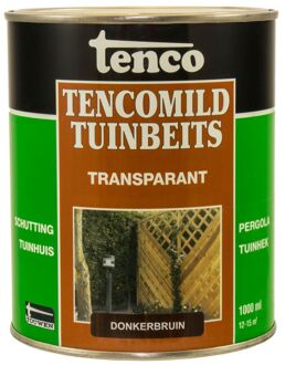 Tencomild Tuinbeits Transparant Donkerbruin 1l