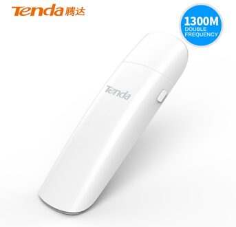 Tenda U12 1300Mbps Wireless Usb Network Kaarten, ac Dual-Band 2.4G/5.0 Ghz Wifi Usb Network Adapter, Usb 3.0, Gigabit Router Partner