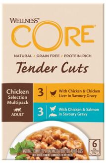 Tender Cuts Chicken Selection - Katten natvoer -  6 x 85 g
