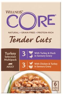 Tender Cuts Turkey Selection Kalkoen - Katten natvoer - 6 x 85 g