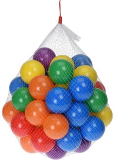 Tender Toys Ballenbak ballen 50 stuks in net