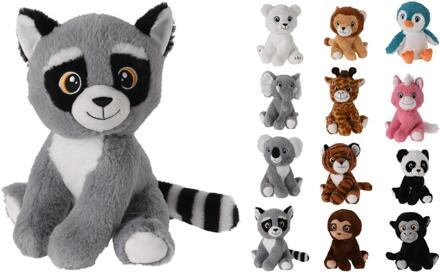 Tender Toys Pluche wild dier 20x18x25cm verschillende