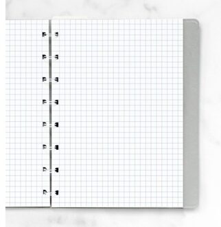 teNeues Filofax interieur, formaat a5, uitvoering ruit wit notitiepapier à 32 vel