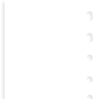 teNeues Filofax interieur, formaat pocket, uitvoering blanco wit notitiepapier à 30 vel