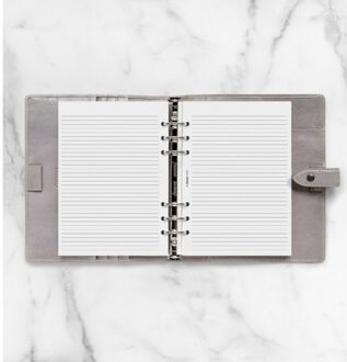 teNeues Filofax notitieblok formaat a5, gelinieerd, wit