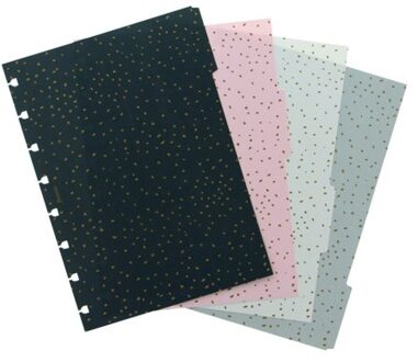 teNeues Filofax tabbladen a5 notitieboekje - confetti
