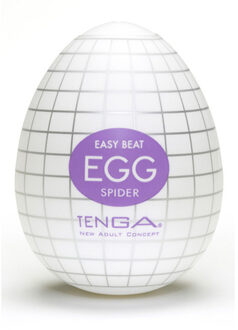 Tenga Egg Spider - 6 Stuks - Wit