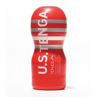 Tenga Original US Deep Throat Cup - Vibrator - Masturbator - Rood