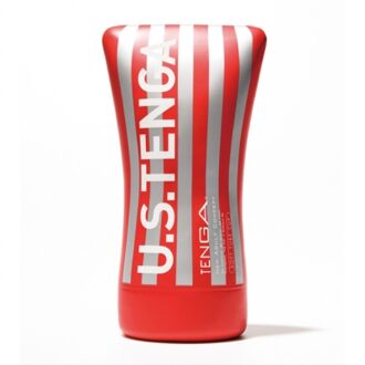 Tenga Original US Soft Tube Cup - Vibrator - Masturbator - Rood