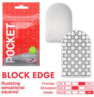 Tenga Pocket Stroker - Praktische Wegwerp Masturbator In Zakformaat Block Edge Road