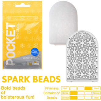 Tenga Pocket Stroker - Praktische Wegwerp Masturbator In Zakformaat Spark Beads