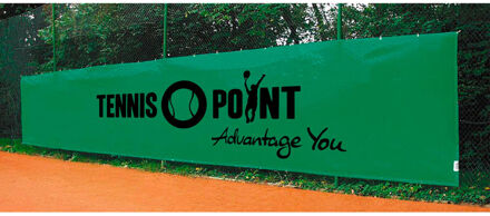 Tennis Point 12x2m Winddoek-Groen - nosize