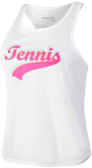Tennis Signature Tanktop Dames wit - M