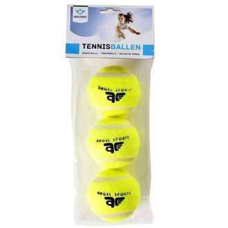 Tennisballen - 3x - voor honden - Buitenspeelgoed - Tennissen Geel