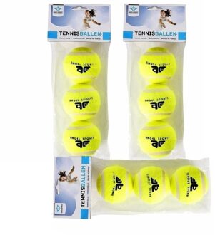 Tennisballen setje 9x