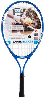 tennisracket 23 inch junior blauw Wit