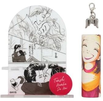 Tenshi Nanka Ja Nai Lip Balm & Stand Set Red 1 set