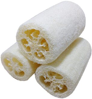Tenske Exfoliërende Baden Loofah Wit 1 Pcs Natuurlijke Loofah Bad Body Shower Sponge Scrubber Pad May13