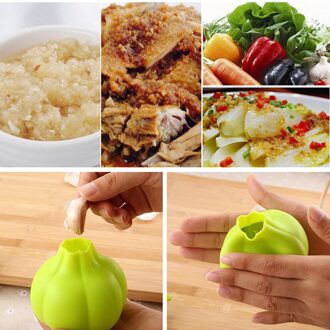 TENSKE Silicone Druk Knoflook Crusher Keuken Gadget Dunschiller Thuis Tool * 30 hogar cocina