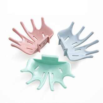 TENSKE Zeep Plank Leuke Portable Home Reizen Badkamer Douche Zeepkist Schotel Opslag Plaat Lade Houder Case Zeephouder #45 roze