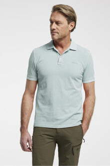 Tenson Mackay Poloshirt - Mannen - lichtblauw/groen