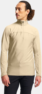 Tenson Txlite Base Half Zip Men Fleecetrui Bruin - L