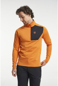 Tenson txlite half zip m pully+r ski heren - Oranje - XL