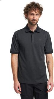 Tenson TXlite Melange Polo Heren L Zwart