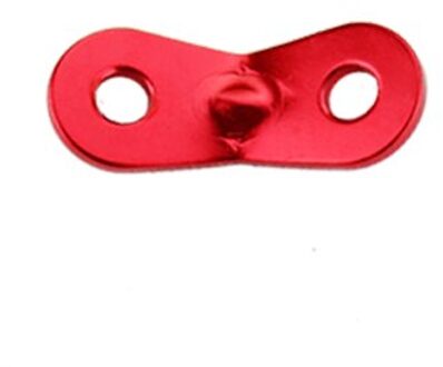 Tent Accessoires (100 Stuks) 2 Gaten Aluminium Camping Tent Wind Stopper Touw Richter Gesp Tentorial Wigwam Gesp Rood