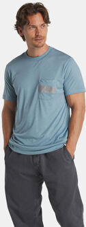 Tent Pocket T-shirt Blauw - XXL