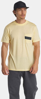 Tent Pocket T-shirt Geel - S