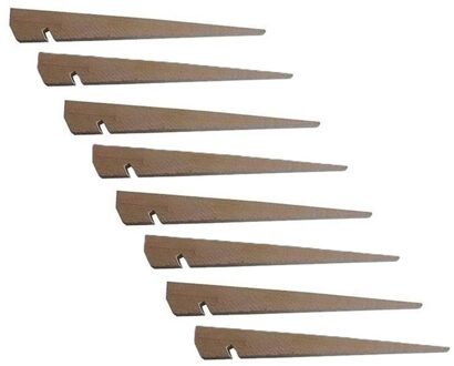 Tentharingen - 12x - stevig hout - 40 cm - Tentpennen van berkenhout - kamperen
