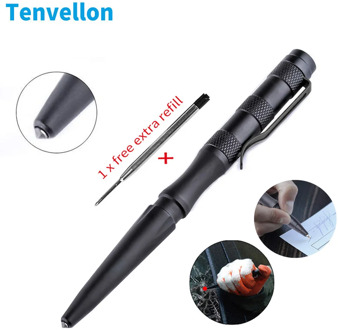 Tenvellon Tactical Pen Self Defense Supplies Simple Package Tungsten Steel Security Protection Personal Defense Tool Defence EDC