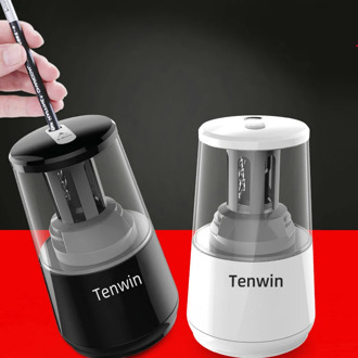 Tenwin Automatic Electric Pencil Sharpener Heavy Duty usb Mechanical for Kids Girls for School Stationery Office and Stationery