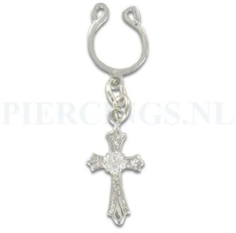 Tepelclip kruis kristal