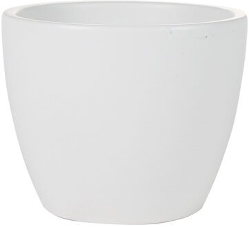 Ter Steege Bloempot - wit - Scandinavisch - 15 x 12 cm