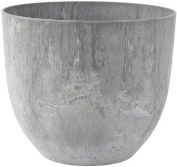 Ter Steege Plantenpot - betongrijs - kunststof - D28 x H24 cm - bloempot