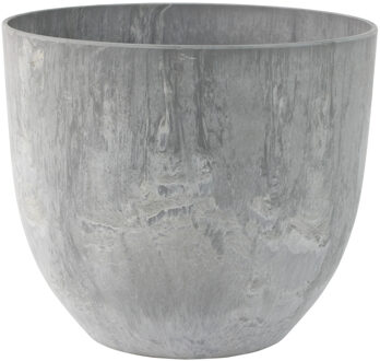 Ter Steege Plantenpot - betongrijs - kunststof - D33 x H29 cm - bloempot