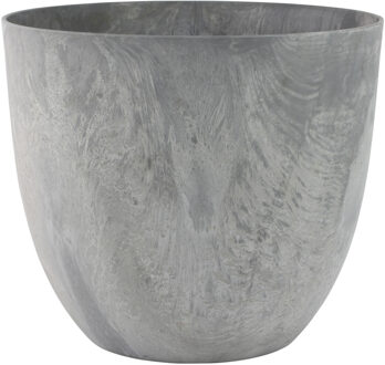 Ter Steege Plantenpot - betongrijs - kunststof - D38 x H33 cm - bloempot