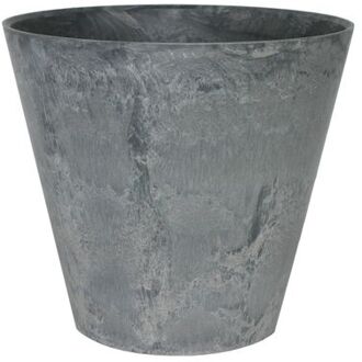 Ter Steege Plantenpot|bloempot - natuursteen look - grijs - D17 x H 24