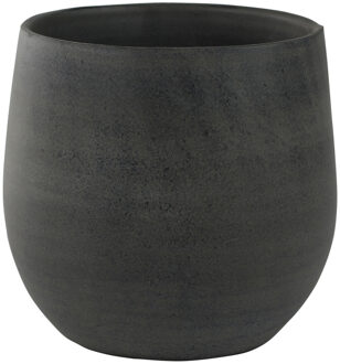 Ter Steege Plantenpot - moderne - grafiet - 15 x 13 cm