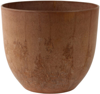 Ter Steege Plantenpot - terra bruin - kunststof - D28 x H24 cm - bloempot