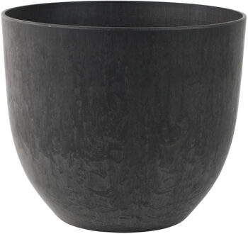 Ter Steege Plantenpot - zwart - kunststof - D33 x H29 cm - bloempot